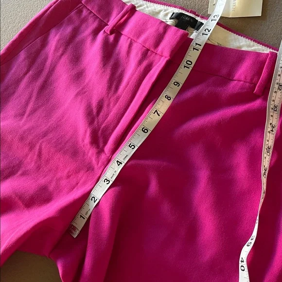 J.Crew NWT Rhodes Italian Wool Pink Trousers- Size 10 - Picture 8 of 14